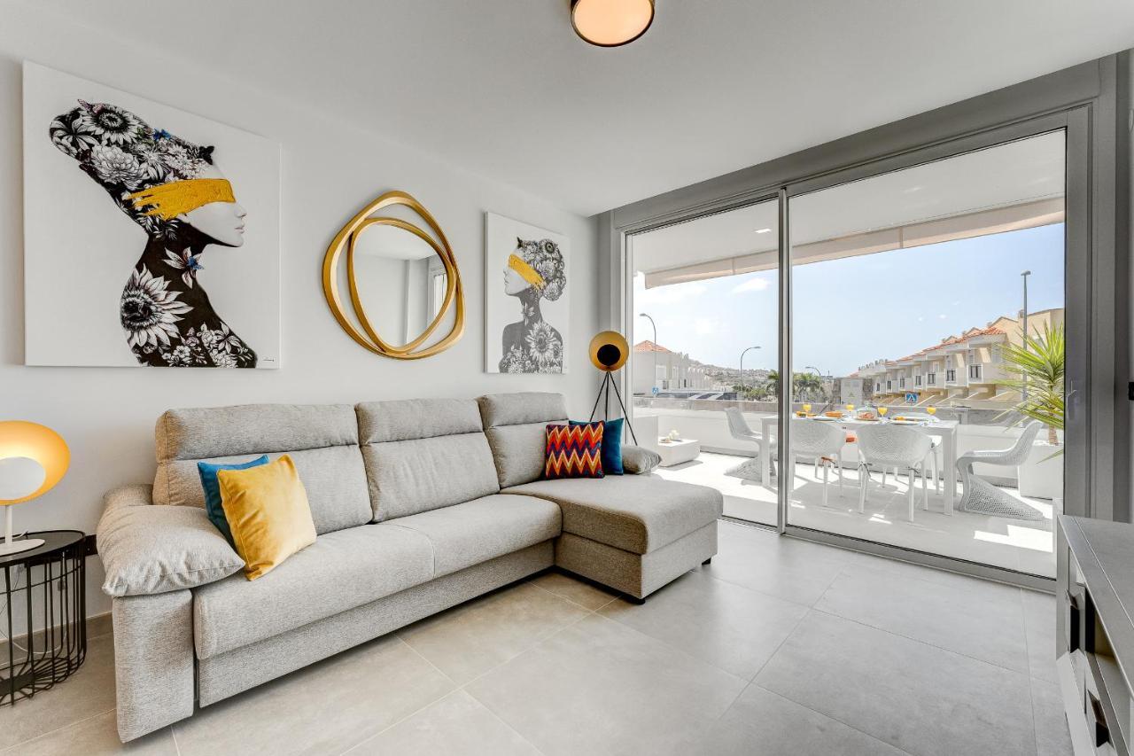 Modern New Apartment Las Terrazas De Costa Adeje. Heated Pool, Big Terrace And Private Parking Екстер'єр фото