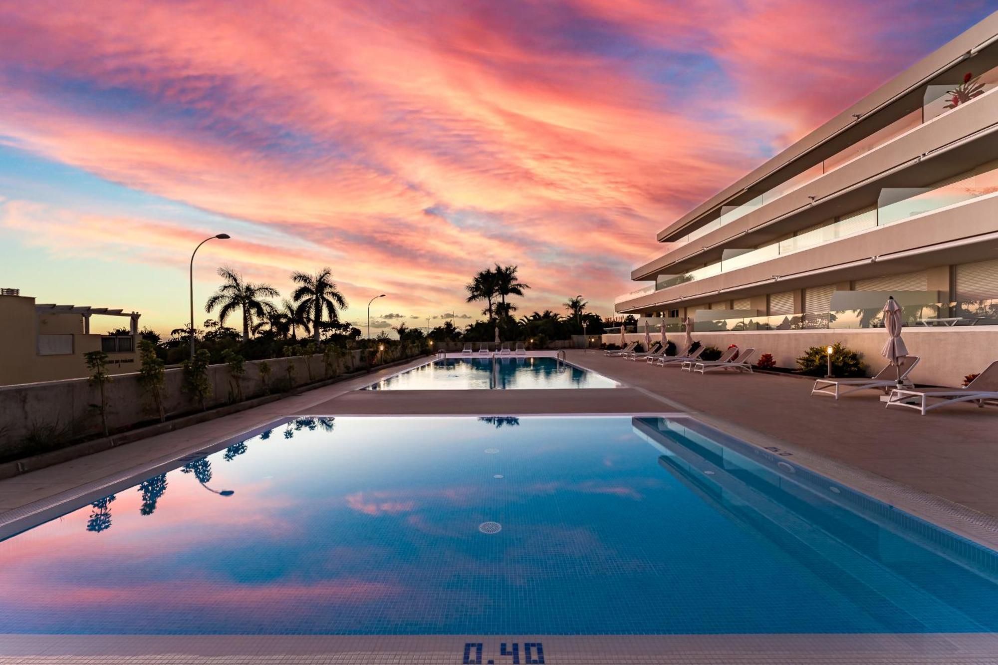 Modern New Apartment Las Terrazas De Costa Adeje. Heated Pool, Big Terrace And Private Parking Екстер'єр фото