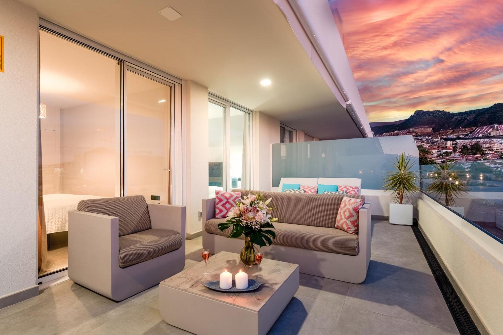 Modern New Apartment Las Terrazas De Costa Adeje. Heated Pool, Big Terrace And Private Parking Екстер'єр фото